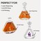 Makerflo Customizable Decanter with Airtight Stopper 22 oz (Case of 6) | Liquor Decanter Bottle for Wine, Scotch, Bar, Ideal for DIY Personalization - Laser Engraving, UV DTF, Vinyl, Epoxy, Individually Wrapped